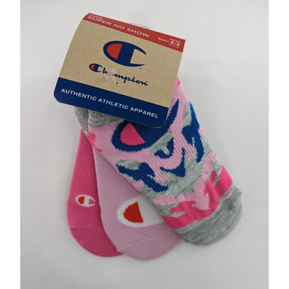 Champion No Show Socks Women's 3 Pack - Picture 7 of 7